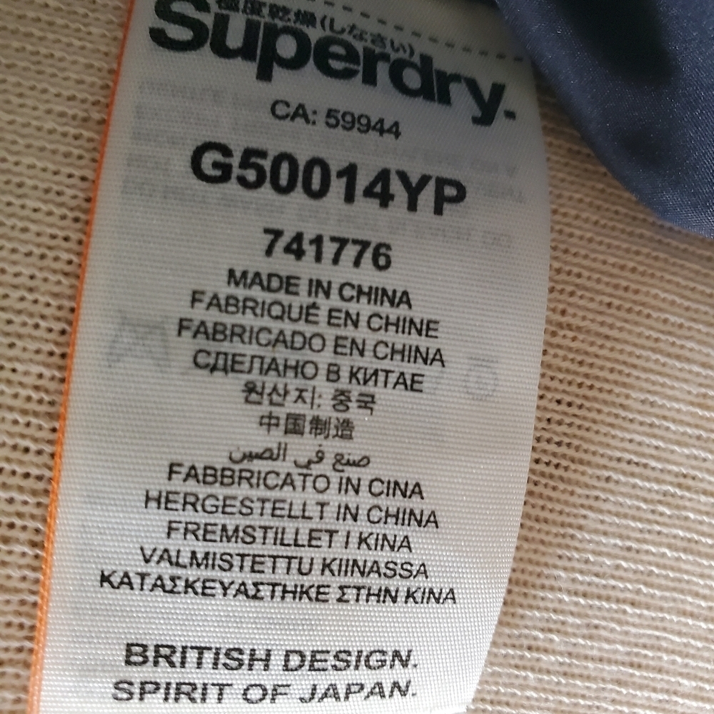 SUPERDRY Evie  wool bomber. Size medium - Picture 11 of 15
